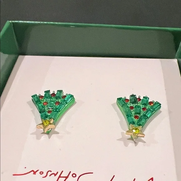 Betsey Johnson | Festive Christmas Tree Earrings 🎄 - Picture 7 of 8